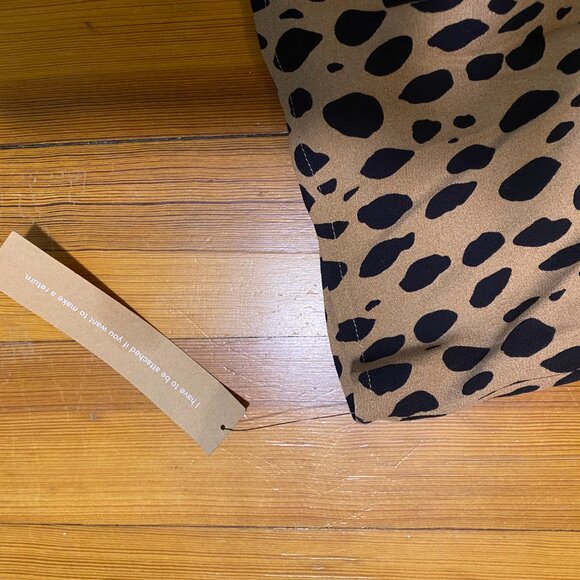 Reformation Dover Dress Bobcat - Size 4 - Picture 8 of 8